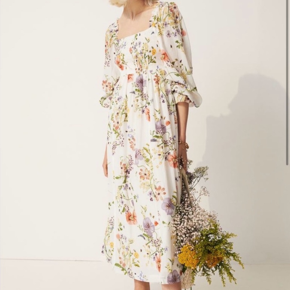 Elegant H&M Conscious Wildflower Dress